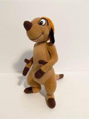 Timon Lion King Plush Merrkat Stuffed Animal Toy 8” Disney Figure